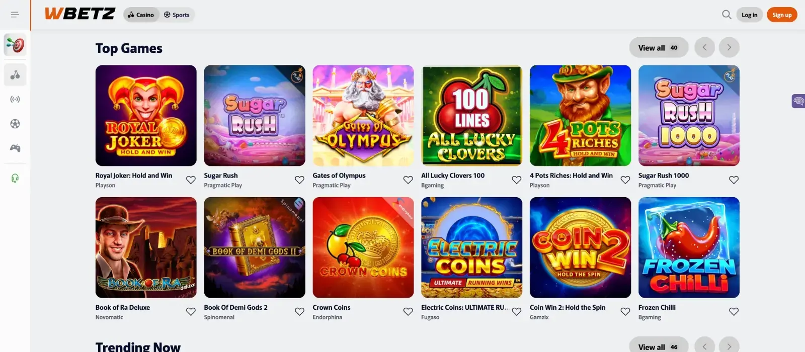 WBetz Casino Online image 2